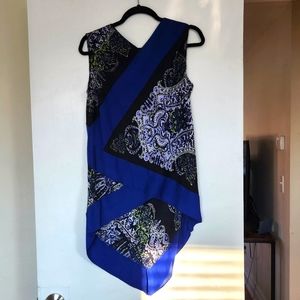 BCBG Sleeveless Paisley Top - S